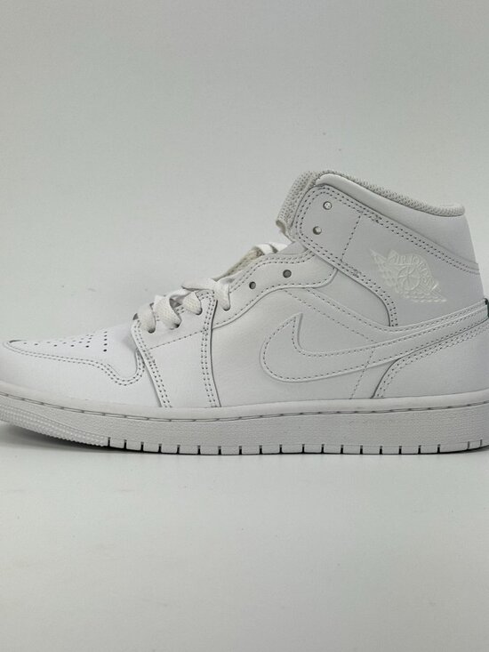 Air Jordan 1 Mid \'Triple White\' 554724-136 Multi Size main image 10